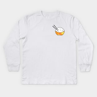 Dragon Ball Z - Rice Bowl Kids Long Sleeve T-Shirt